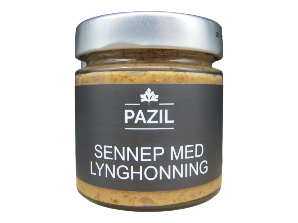 Sennep med Lynghonning