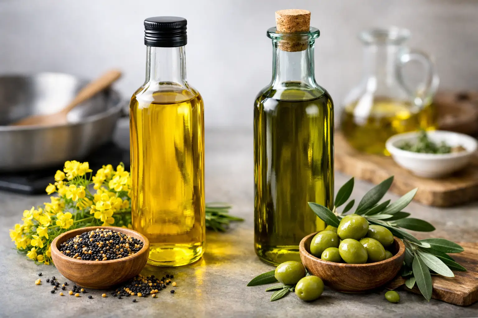 Rapsolie vs. olivenolie i madlavning – hvad vælger du?