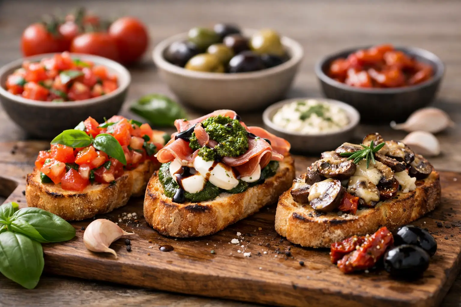 Bedste toppings til bruschetta med masser af smag